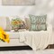 Sunflower Eucalyptus Leaves Throw Pillow Covers, 18 x 18 Inch Seasonal Spring Summer Truck Home Sweet Home Cushion Case Decorations